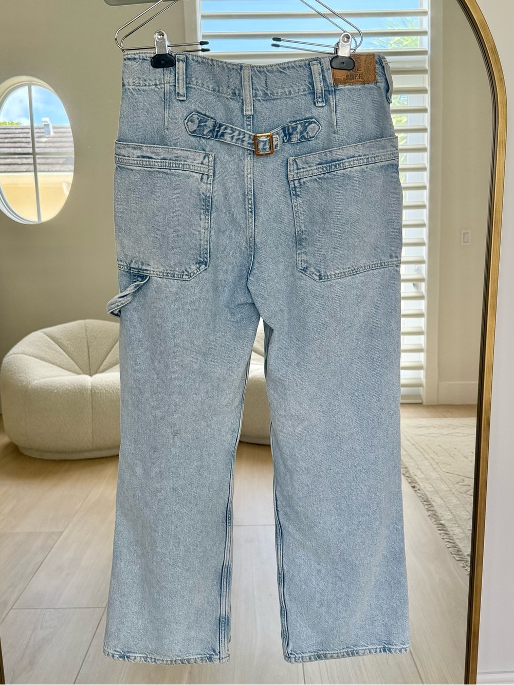 We The Free Major Leagues Wide Leg Utility Jeans - Picture 5 of 9